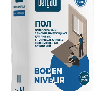 фото Пол финишный самонивелирующийся Bergauf BODEN NIVELIR, 25 кг