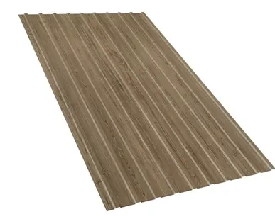 фото Профнастил двухсторонний С10 PRINT Тёмная вишня 0,45 мм