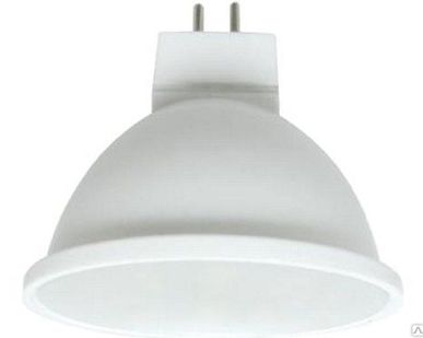 фото Лампа светодиодная "DIODTRADE" LED MR 16GU 5,3 (5,5w, 3000к)