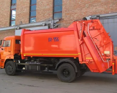 фото Мусоровозы с задней загрузкой КО-456-20 на шасси КАМАЗ-43253-3010-28
в