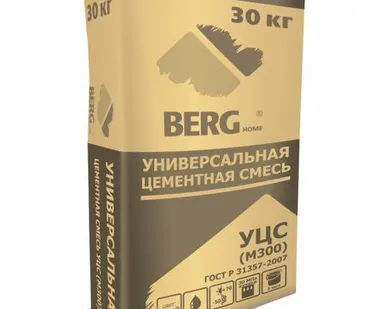 фото Цементная смесь УЦС(М300) BERGhome, 30кг