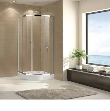 Фото №0 Душевой уголок Cezares Eco R2 90х90 см стекло прозрачное