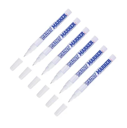 Фото №0 Маркер-краска MunHwa "Slim" белая, 2мм, нитро-основа