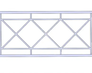 фото Пешеходное ограждение перильного типа