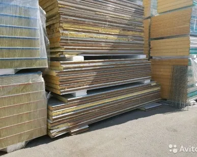 фото Сэндвич-панель ппу 100 мм 2,38 м