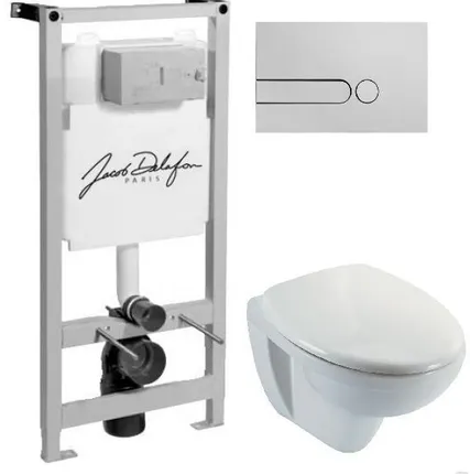 Фото №0 Комплект Jacob Delafon Patio E5504-NF+E4187-00+E4326-CP+E4303-00(без микрол