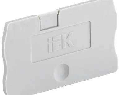 фото Заглушка для КПИ 2в-1,5/2,5 серая IEK