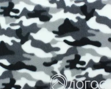 фото Трикотаж костюмный флис полартек набив КМФ 150 см, D2 (серый)