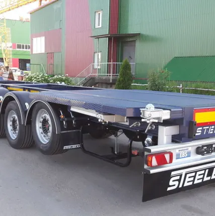 Фото №0 Полуприцеп-контейнеровоз 4-осный7-ми балочный универсал PF-41N Steelbear