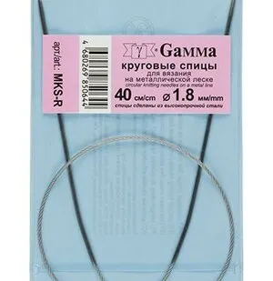 фото круговые MKS-R металл d 1.8 мм 40 см на металл.леске GAMMA