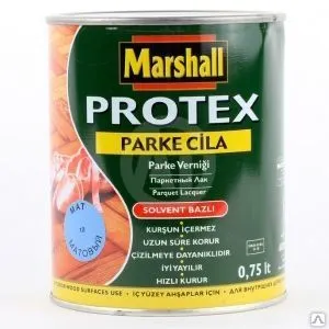 фото Лак Marshall Protex Parke Cila алкидно-урет.паркетный матовый. (0,75л)