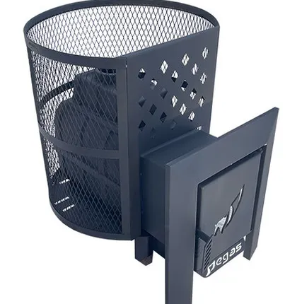 Фото №0 Печь чугунная для бани Пегас Легион 22 ДТ-4 сетка