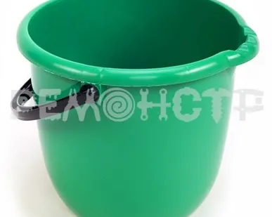 фото Ведро пласт 12л ЮниПласт салатовое (20) (ВМ)