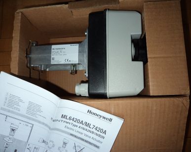 фото Привод ML7420A3014 (ML7420A6017 его аналог), 600Н, 24V, Honeywell