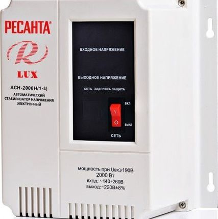 Фото №0 Стабилизатор АСН- 2 000 Н/1-Ц Ресанта Lux