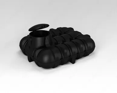 фото Емкость подземная накопительная на 3000 литров "О-образная"