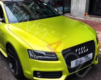 фото Пленка Хром лайм Nippon Star Metal 1,24