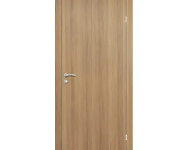 фото Дверь глухая из экошпона с притвором М7 620х2010мм Гладкое дуб золотистый Олови