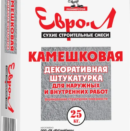 Фото №0 Штукатурка декоративная ШУБА "ЕВРО-Л" 1,5-2мм