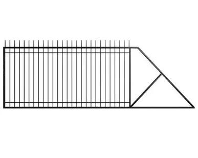 фото Ворота откатные сварные