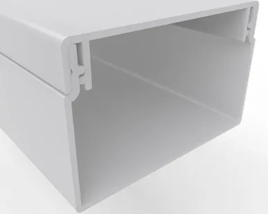 фото Кабель-канал 80х60 L2000 бел. Rexant 28-8060-2