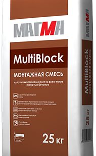фото Монтажная смесь «MultiBlock» 25кг.