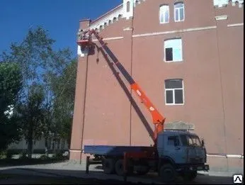 Фото №0 Аренда автовышки 18 метров телескоп
