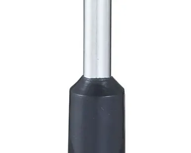 фото Наконечник штыревой втулочный изолир. (НШВИ F-9мм) 4кв.мм (СЕ040010grey) сер. Rexant 08-0821