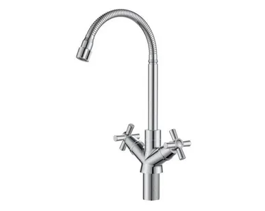 фото Смеситель Voda Dive DV519flex для кухни, гибкий излив