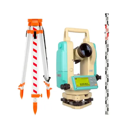 Фото №0 Комплект теодолит RGK T-20 (лазерный отвес) штатив рейка - 3 в 1