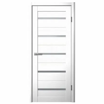 Фото №0 Дверь межкомнатная 206 (La Stella) стекло матовое, экошпон, Макиато 2000х800мм