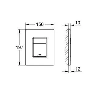 фото Grohe Skate Cosmopolitan 38732000 Накладная панель Grohe