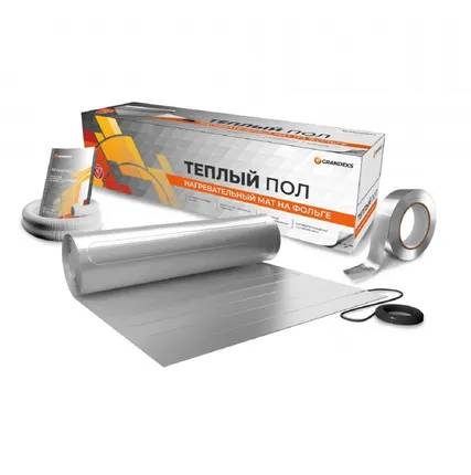 Фото №0 Нагревательный мат теплого пола 5 м² на фольге GRANDEKS MF 750 Вт