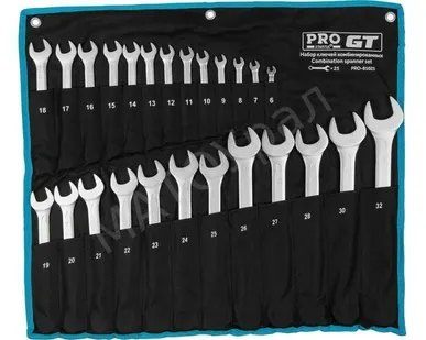 фото Набор ключей комбинированных, 6-32мм, 25шт PRO STARTUL GT (PRO-81025)