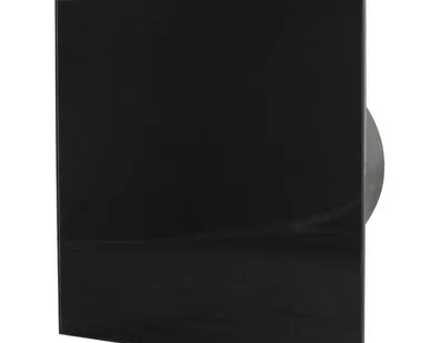 фото Накладной вентилятор MM-P 06 стекло черный глянец с обратным клапаном MMotors JSC