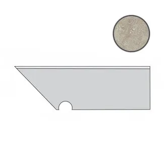 Фото №0 Atlas Concorde AIX Aix Cendre Battiscopa Sag.Sx. (A0SP) Керамогранит