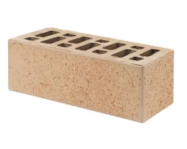 фото Кирпич лицевой керамический Эмират «Светлый» пустотелый утолщенный