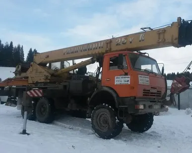 фото Автокран ГАЛИЧАНИН 25т. 28м. Вездеход