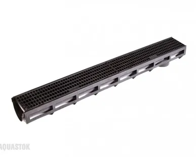фото Канал AQUA-TOP DN90 H100 с пластиковой решеткой
