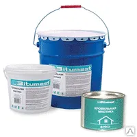 Фото №0 БИТУМАСТ Мастика кровельная (21,5л) металлическое ведро BITUMAST