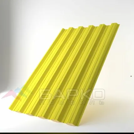 Фото №0 Профлист НС-35 - 1060 мм (1000 мм) 00008296/7 RAL 1018 Полиэстер 0.7