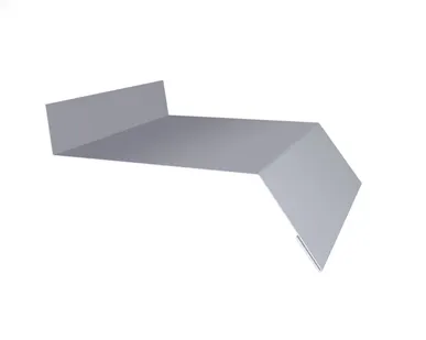 фото Отлив простой 50 0,5 Satin с пленкой RAL 7004 сигнальный серый