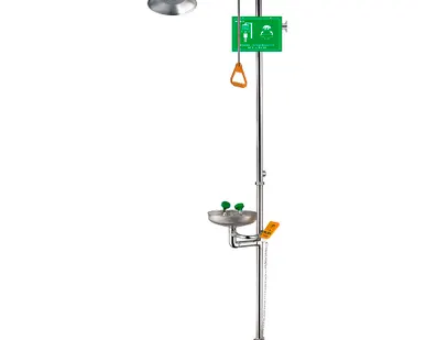 фото Аварийный душ с фонтаном для глаз Stegler DA-2 (нерж. сталь)