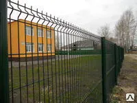 фото Забор DFence City панели 1430х2550мм, ø6мм, полиэтиленовое покрытие Р