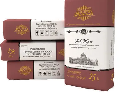 фото Цветная затирка для брусчатки ЮССА MQ 550-001 белая 25 кг.