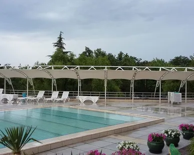 фото Сооружение тентовых мембранных навесов на металлокаркасе