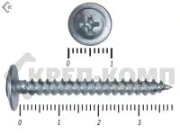 Фото №0 Саморез с прессшайбой острый 4,2х38 Средняя фасовка (450шт)