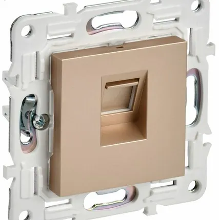 Фото №0 SKANDY Розетка компьютерная RJ45 кат.5E SK-K01Sa песочный IEK