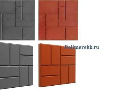 фото Плитка террасная полимер-песчаная (330х330х20)