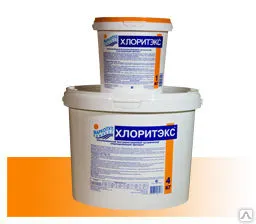 Фото №0 Средство для дезинфекции бассейна ХЛОРИТЭКС Ударный, 25 кг